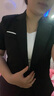 紫魅俏短款西裝套裝女夏季新款短袖小香風(fēng)外套小個(gè)子職業(yè)西服短褲兩件套 淺綠上衣 L 曬單實(shí)拍圖