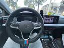 2024款大眾朗逸新銳方向盤套19/22/23款朗逸plus真皮汽車內(nèi)飾用品 D形整張牛皮一接口（三色+大眾標(biāo)） 曬單實拍圖