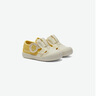Onitsuka Tiger鬼塚虎新款童鞋舒適魔術(shù)貼嬰幼小童鞋 MEXICO 66? KIDS SANDAL 米色/黃色 25 曬單實(shí)拍圖