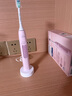 飛利浦（PHILIPS）【肖戰(zhàn)推薦】電動牙刷鉆石3系 生日七夕禮物 成人情侶款送男生/女友 微泡水流 HX5171/04淡粉色 曬單實拍圖