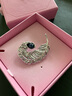 施華洛世奇（SWAROVSKI）IDYLLIA優(yōu)雅羽毛情侶男女同款胸針飾品生日禮物女5730360 曬單實(shí)拍圖