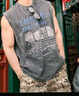 UR春季新款男裝潮流美式休閑撞色印花圓領(lǐng)背心UMV450057 黑色 M 曬單實(shí)拍圖