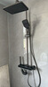 金牌廚柜淋浴花灑套裝大衛浴全套恒溫精銅冷熱四功能鋼琴鍵家用 Q9星空智能版|增壓|1孔3出花灑 曬單實(shí)拍圖