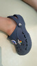 卡駱馳（CROCS）貝雅兒童洞洞鞋男女童戶(hù)外包頭沙灘鞋拖鞋/207013/207012 深藍色-410 30 (180mm) 曬單實(shí)拍圖