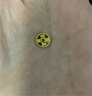 行金銀中足金999五帝幣手鏈轉(zhuǎn)運珠金錢幣DIY編繩手串手繩 生日禮物 順治通寶（克重多退少補） 約0.5g 曬單實拍圖