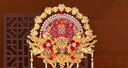韞舜中式團(tuán)扇送新娘閨蜜結(jié)婚禮物出嫁秀禾服遮面喜扇重工雙面手工成品 紅花流蘇成品【楠木支架+禮盒袋】 曬單實(shí)拍圖