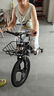 鳳凰（PHOENIX）兒童自行車男女寶寶腳踏車3-8-12歲兒童山地車14-18-22寸小孩單車 極氪一體輪+ 炫酷銀+ 悍馬輔助輪 20寸適合身高（130-160cm） 曬單實拍圖