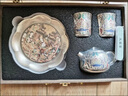瀾春江故宮文創(chuàng)茶具西施壺鳳鳴紫砂長輩老師父母親節(jié)喬遷結(jié)婚生日伴手禮 紫砂西施壺一壺二杯+壺承 【高檔禮盒裝】 曬單實(shí)拍圖