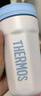 膳魔師（THERMOS）保溫杯400ml男女士?jī)和?16L不銹鋼咖啡保冷水杯子TEME-400S BL 曬單實(shí)拍圖