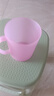 茶花【開(kāi)學(xué)季】漱口杯簡(jiǎn)約彩色情侶家用刷牙杯兒童漱口杯衛生間洗漱杯 粉色420ml【1個(gè)裝】 曬單實(shí)拍圖