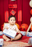 抓周道具全套龍寶寶一周歲生日場(chǎng)景布置擺件大學(xué)名牌抓周禮儀式感裝飾 國內十大名校（立體款）20*10cm 曬單實(shí)拍圖