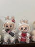 泡泡瑪特POPMART正品labubu拉布布可樂馬卡龍坐坐搪膠毛絨三代公仔盲盒 拆盒未拆袋】快樂因子 曬單實拍圖
