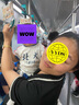 迪迪熊日記（DIDIXIONGRIJI）寶寶短袖套裝夏兒童裝男嬰兒純棉衣服T恤女童短褲薄款夏裝學(xué)院風(fēng) 短袖套裝 北大 100 cm(36M) 曬單實(shí)拍圖