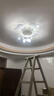 陸凡衛(wèi)隱形風(fēng)扇燈42寸吊扇家用客廳餐廳臥室吸頂帶電扇吊燈一體變頻組合 金色+帶遙控器 純銅電機(jī)[風(fēng)扇燈][兩室兩廳] 曬單實(shí)拍圖