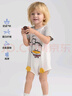 愛慕嬰幼奶皮衣貝克鴨/小豬佩奇中性嬰幼短袖無腿連體爬服抗菌a類寶寶衣服 貝克鴨 90cm （19-28斤） 曬單實拍圖