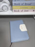 嘉然恒 筆記本本子高顏值A5拼接搭扣皮面記事本簡(jiǎn)約時(shí)尚日記本工作日志會(huì )議記錄本文具可定制 藍色 曬單實(shí)拍圖