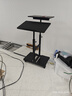 室安美站立式電腦升降桌家用可折疊  站立式筆記本電腦桌臺式升降可移動(dòng) 黑架黑色桌面 不帶機械臂款 曬單實(shí)拍圖