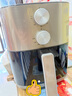 美的（Midea）空氣炸鍋炎烤雙熱源 可視不用翻面 實用大容量6.5L 易用旋扭控溫控時 烤箱煎烤烘炸一體機(jī) KZE6559 曬單實拍圖