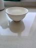陶相惠 陶瓷飯碗4.5英寸湯碗家用餐具骨瓷防燙高腳米飯碗10只套裝微波爐 曬單實(shí)拍圖
