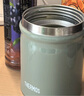 膳魔師（THERMOS）日本進(jìn)口燜燒杯保溫大容量悶燒罐寶寶輔食上班族帶飯便當盒桶悶粥 JEB 牛油果色（帶杯套） 500ml 送壺刷 曬單實(shí)拍圖