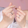 櫻花情侶戒指S925銀男女一對(duì)情侶款對(duì)戒小眾刻字紀(jì)念日禮物送女友 富士山櫻花情侶對(duì)戒+【證書】 精美禮盒 曬單實(shí)拍圖