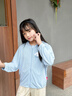 真維斯女童防曬衣涼感速干兒童防曬服中大童防紫外線(xiàn)薄外套夏季女孩衣服 淺綠 綠色花朵X_綠畫(huà)框貓_Z15 110 曬單實(shí)拍圖