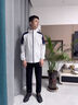 NOSSKISS國際男裝品牌高端防曬衣男士夏季連帽戶外運動輕薄款休閑外套 白色 L 曬單實拍圖