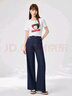 IEF/愛依服褲子2025夏季新款港式休閑通勤氣質(zhì)顯瘦百搭牛仔闊腿褲 曬單實(shí)拍圖