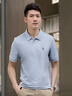JASONWOOD官方高端品牌純棉短袖t恤男士2025夏季新款商務(wù)刺繡上衣男裝正品 高檔灰色 【現(xiàn)貨速達(dá)】 XL 建議【140-155斤】 曬單實(shí)拍圖