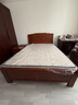 皇家故事（LouisStory）床實(shí)木金花梨木床仿古雙人床中式實(shí)木床雕花大床臥室家具 實(shí)木床+2柜+保脊山棕彈簧墊 1.8*2.0m【全榫卯款】 曬單實(shí)拍圖