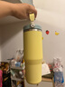 STANLEY拎拎杯吸管杯水杯保溫杯不銹鋼杯子大容量辦公車載887ML-柚黃 曬單實拍圖