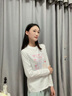 MJ STYLE純棉長袖T恤打底衫女2025早秋女裝新款甜美簡約親膚舒適內(nèi)搭上衣 曬單實(shí)拍圖