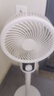 【全網(wǎng)爆款】空氣循環(huán)扇家用電風(fēng)扇靜音立式落地風(fēng)扇制冷空調(diào)臥室桌面臺(tái)扇輕音宿舍遙控一級(jí)能效 旗艦機(jī)械款+自動(dòng)搖頭+臺(tái)立兩用+三擋風(fēng)扇-白 曬單實(shí)拍圖