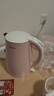 美的（Midea）電熱水壺家用電水壺?zé)畨?雙層防燙 0涂層食品級(jí)304不銹鋼 1500W快速沸騰 1.7L大容量 HJ1705 曬單實(shí)拍圖