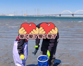 YogelTackle趕海連體褲兒童下水褲捉魚水衣玩水衣涉水服水褲水鞋一體玩沙水褲 曬單實拍圖