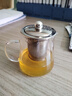 暮云泡茶壺加厚玻璃茶壺大容量辦公室茶具養(yǎng)生高硼硅耐高溫 450ml 曬單實拍圖