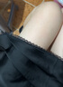 貓人（MiiOW）女士睡衣女春夏冰絲性感薄透吊帶純欲無(wú)痕睡裙家居服 黑色  L  曬單實(shí)拍圖