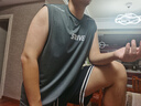 真維斯背心男夏季潮牌冰絲薄款坎肩寬松大碼男生運(yùn)動(dòng)速干無(wú)袖t恤衣男裝 綠色 XL 體重145-160斤 曬單實(shí)拍圖