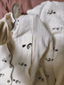 9i9月子服純棉夏季孕婦產(chǎn)后哺乳衣喂奶開(kāi)衫睡衣家居服套裝熊貓LA13 曬單實(shí)拍圖