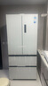 美的（Midea）M60系列520純平全嵌法式多門(mén)四開(kāi)門(mén)家用冰箱超薄雙系統(tǒng)雙循環(huán)大容量國(guó)家補(bǔ)貼BCD-520WUFPZM(E)白 曬單實(shí)拍圖