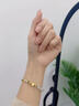 老鳳祥黃金幸運(yùn)四葉草手繩女款手工編織繩轉(zhuǎn)運(yùn)珠手飾生日禮物送女友愛人 幸運(yùn)四葉草手繩【綠繩】約0.3g 曬單實(shí)拍圖