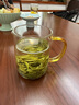 北大史 耐熱玻璃杯子加厚泡茶杯喝水杯涼水杯綠茶杯 300毫升 彩把四只裝LC201 曬單實(shí)拍圖