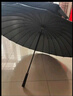 美度加大雨傘直桿男士商務24骨雨傘長柄M5005黑色 曬單實拍圖