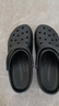 crocs卡駱馳檀健次同款洞洞鞋男沙灘鞋|10001 黑色-001 41/42(260mm) 曬單實(shí)拍圖