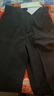 逸陽(yáng)開(kāi)叉九分西裝褲女2025年夏新款直筒顯瘦垂感褲子 黑色  26  曬單實(shí)拍圖