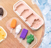 CLITON雪糕模具冰棒模具冰糕冰棍神器制冰盒硅膠DIY卡通輔食冷凍格2件套 曬單實(shí)拍圖