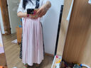 CACUSS防曬衣女防紫外線戶外騎車遮陽(yáng)防曬服長(zhǎng)款顯瘦防曬裙防曬披肩粉色 曬單實(shí)拍圖
