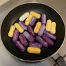 盛源來 三色年糕1斤 芝士年糕夾心拉絲 火鍋食材韓式年糕條 南瓜紫薯味 曬單實(shí)拍圖