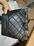CHARLES&KEITH絎縫菱格鏈條水桶包雙肩包包女包女友生日七夕禮物CK2-10701506 Black黑色 M 曬單實拍圖