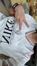 NIKE官方正品 兒童2025秋季女童T恤 透氣吸汗運動休閑短袖針織衫 IH8505-133 均碼 M 曬單實拍圖